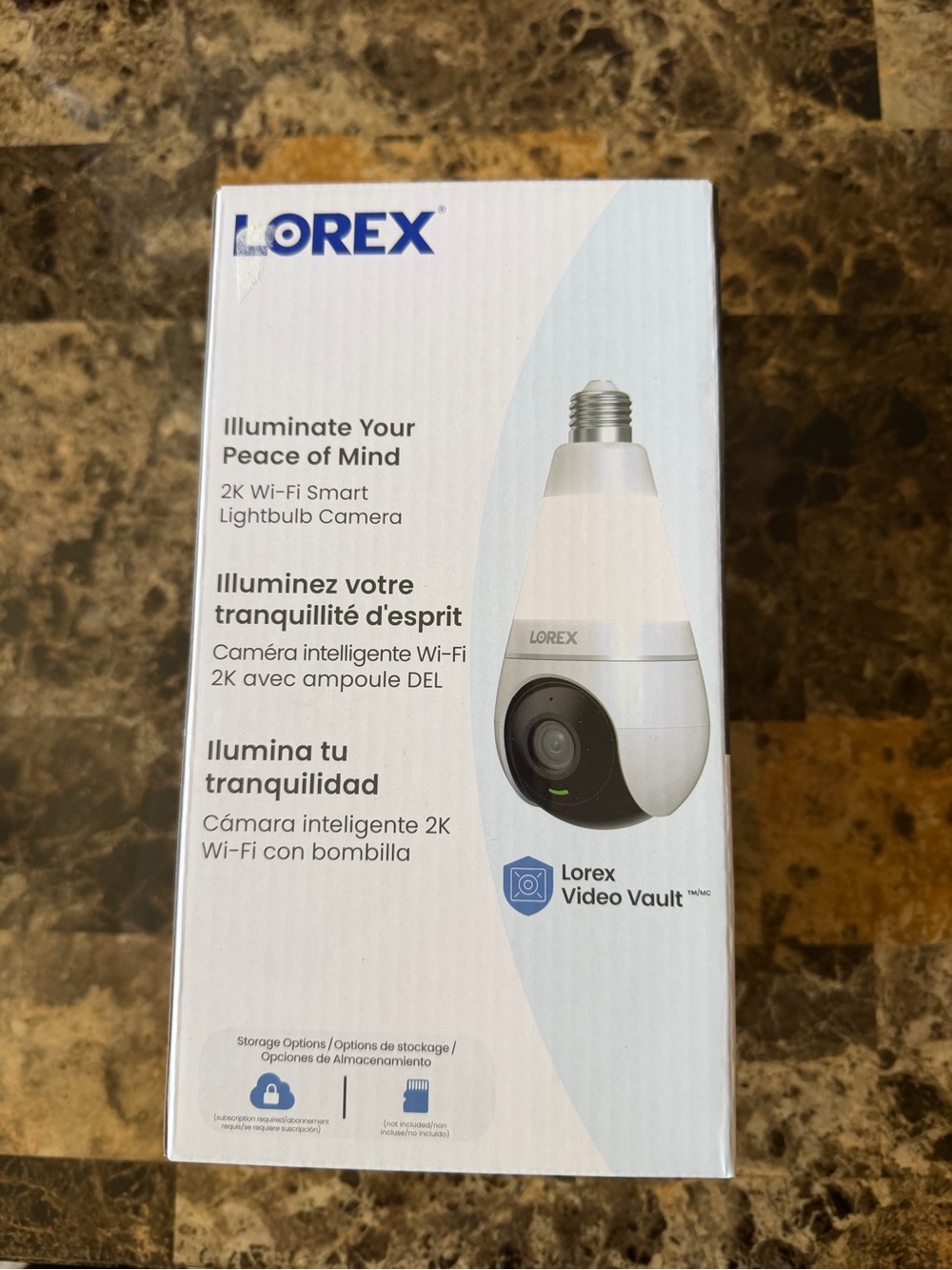 New Lorex 2k WiFi Smart Lightbulb Camera